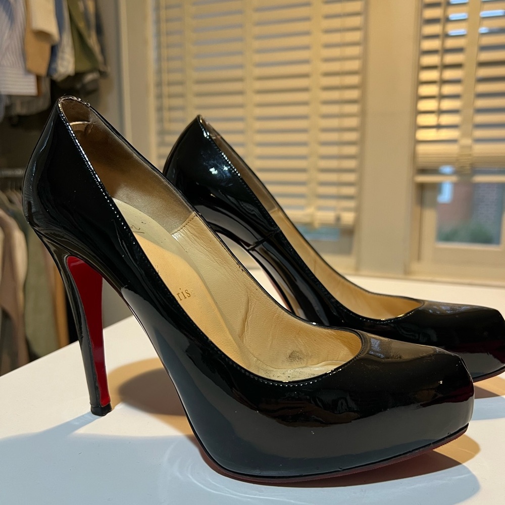 Christian Louboutin Black Patent Pump